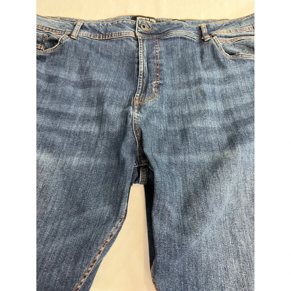 Kenneth Cole Jean Men 44x32 Blue BCI Better Cotton Initiative Straight Denim PA3